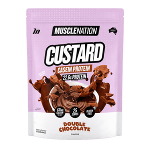 MUSCLE NATION CASEIN CUSTARD PROTEIN - M&M Fitness Australia