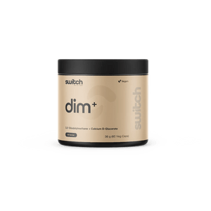 SWITCH NUTRITION DIM+ – DIM & Calcium D - Glucarate Estrogen Metabolism Support - M&M Fitness Australia