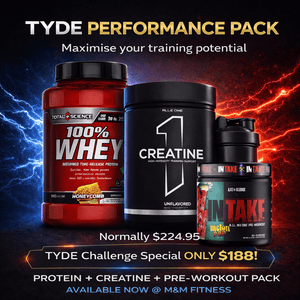 TYDE FITNESS PERFORMANCE PACK - M&M Fitness Australia