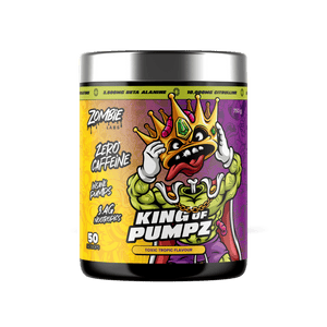ZOMBIE LABS KING OF PUMPS CAFFEINE FREE PRE - WORKOUT - M&M Fitness Australia