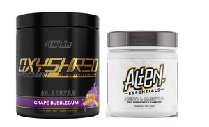 EHP LABS OXYSHRED HARDCORE + ALIEN ACETYL L-CARNITINE STACK