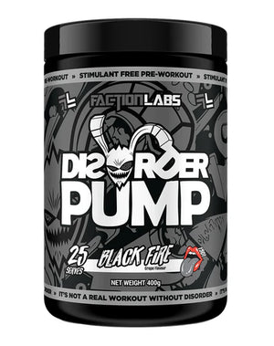 FACTION LABS DISORDER PUMP FORMULA - M&M Fitness Australia