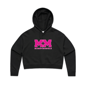 M&M FITNESS WOMEN'S AS COLOUR CROP HOODIE