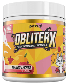 NEXUS SPORTS NUTRITION OBLITERX FAT BURNER - M&M Fitness Australia